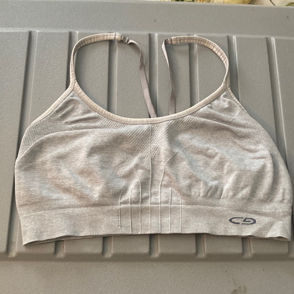 CG sport bra size L gray